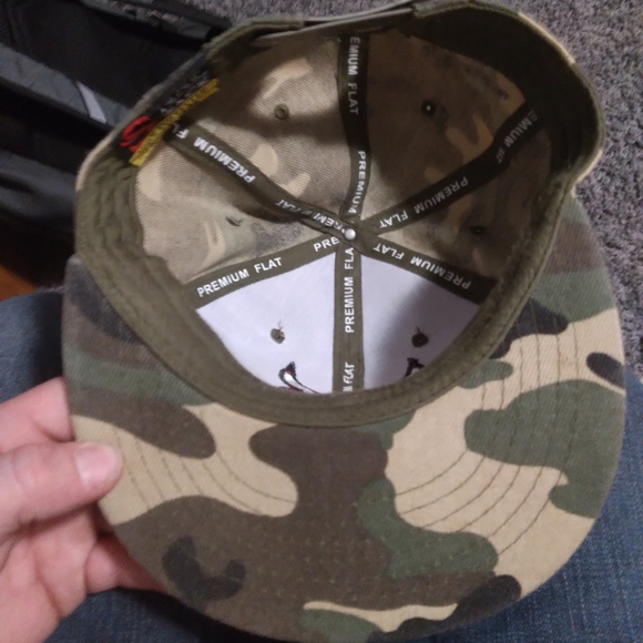 Mens Chicago Bulls Camo Snap Back Hat - Picture 2 of 3